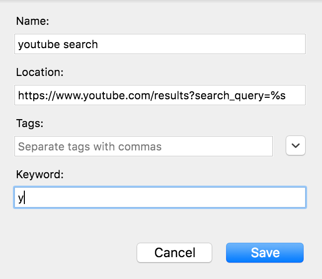 configure bookmark