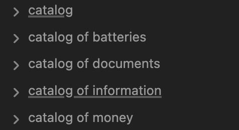 catalogs